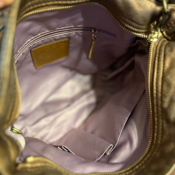 Coach Zoe signature canvas and leather shoulder bag - Picture 4 of 13